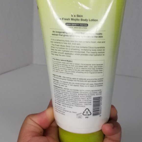 It's Skin The Fresh Mojito Body Lotion 8.45 oz - Picture 4 of 4
